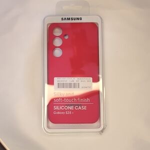 Samsung Galaxy S25+ Red Silicone Case